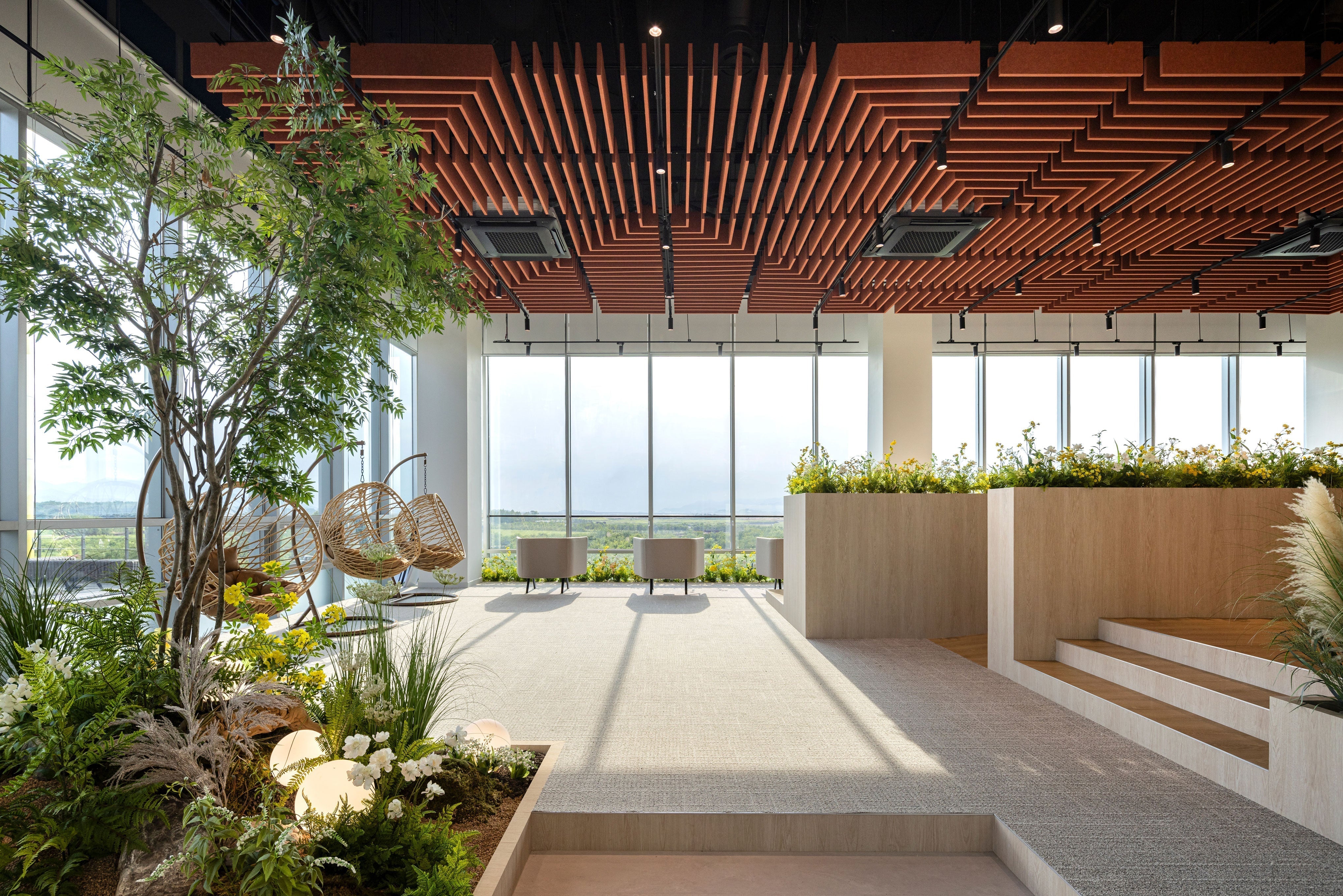 A Ceiling for Work, Views and Quiet Focus